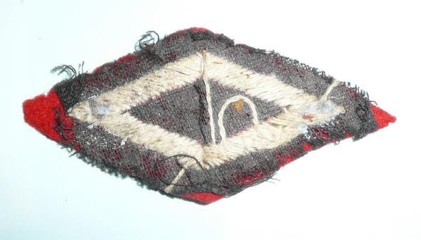 Embroidered Cloth Proficiency Diamond Efficiency Badge as worn by Volunteer Rifle Corps / Volunteer Battalions, 1879 - 1909 — image 2