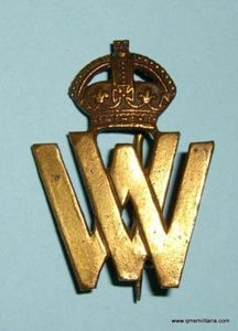 WW1 Volunteer War Workers Officially Numbered Badge by J.R. Gaunt, …