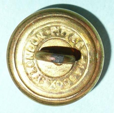 WW2 War Raised Unit - 24th Lancers Officers Medium Pattern Gilt Button — image 2