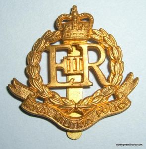 EIIR Royal Military Police ( RMP ) Gilding Metal Cap …