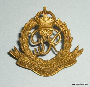Scarce Royal Military Police ( RMP ) Brass Collar Badge …