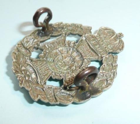 Rifle Brigade (Prince Consort's Own) Small Pattern other Ranks White Metal Field Service Cap Badge — image 4