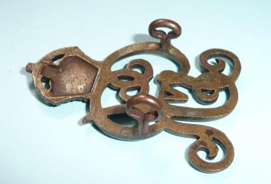 Military Provost Staff Corps  GV Officers OSD Bronze Cap / Collar Badge — image 4