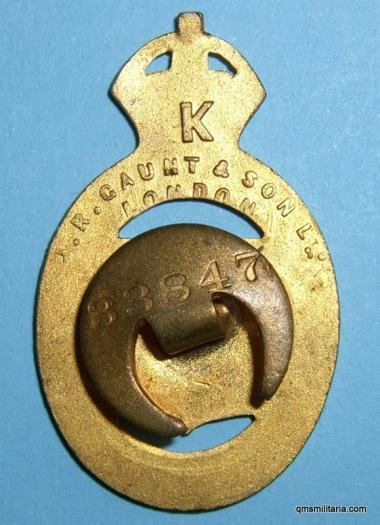 WW1 Home Front - On War Service 1915 Munition Workers Home Front Badge by Gaunt — image 2