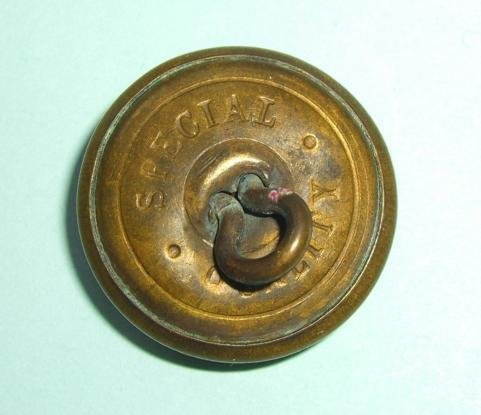 City of London Yeomanry ( Rough Riders ) Other Ranks Large Pattern Brass Button — image 2