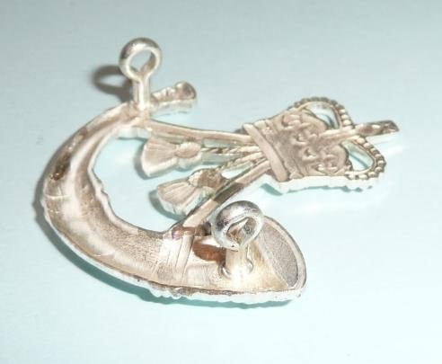 The Rifles Frosted Silver Plated Cap Badge — image 3