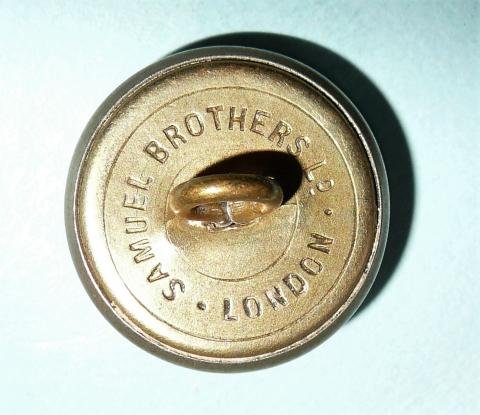 Victorian 22nd Queen's Westminsters Rifle Volunteers Officer's Large Pattern White Metal Button — image 2
