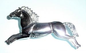 The Royal Dragoon Guards Silver Chromed White Metal NCO's Arm …