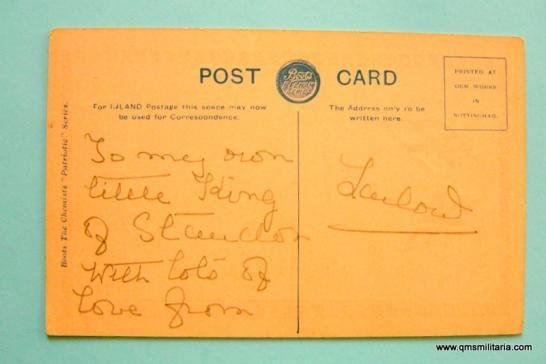 Scarce WW1 Boots the Chemist Patriotic Postcard - The King's Message to his Army — image 2