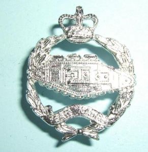 Royal Tank Regiment ( RTR ) Anodised Silver Collar Badge …