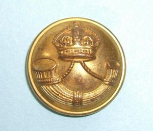 Durham Light Infantry ( DLI ) Large Officers Gilt Button …