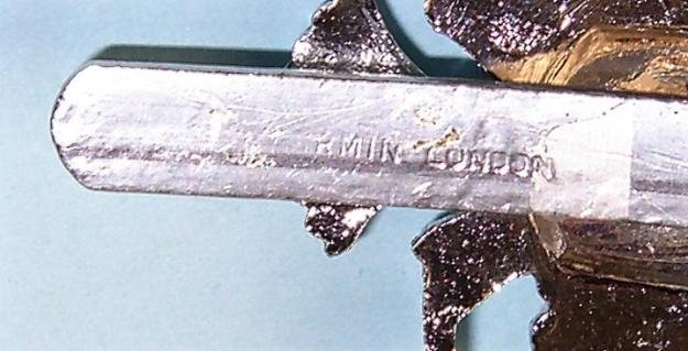 Queens Dragoon Guards Anodised Aluminium Cap Badge - Firmin — image 3