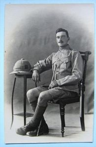 WW1 Photo of Private Soldier Foreign Service Dress and Wolseley …