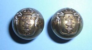 A pair of Ball domed buttons to the Honourable Artillery …