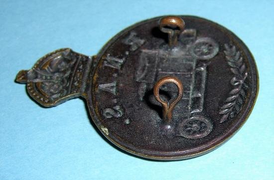 WW1 Royal Naval Air Service (RNAS) Armoured Car Section Collar / Lapel Badge — image 4