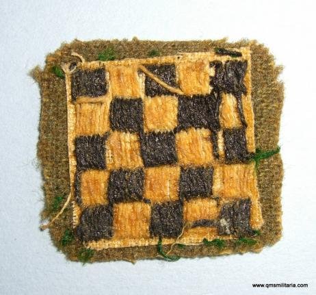 WW1 Original Cloth 34th Division Formation Sign Flash Designation — image 3