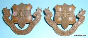 Loyal North Lancashire Regiment Matched Pair of Officer 's OSD …