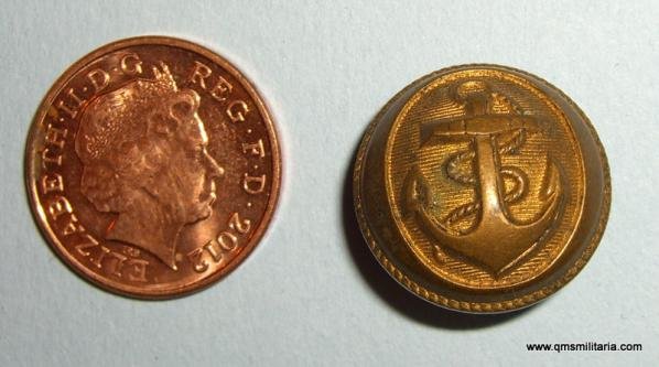 French Naval Officers Gilt Brass Button — image 2