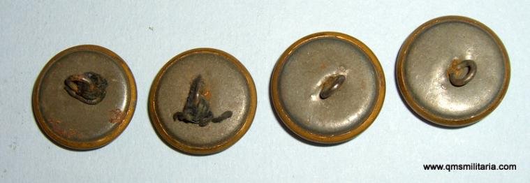 WW2 Merchant Marine Gilt Brass Buttons for Battle Dress x 4 — image 2