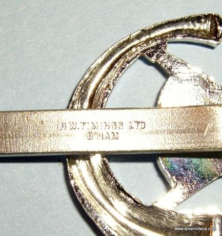 The Light Infantry aa Anodised Aluminium Cap Badge - Timings — image 3