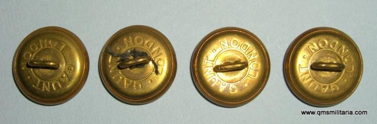 RAF Royal Air Force Matched Set of 4 Large Pattern Brass Buttons, pre 1952 — image 2