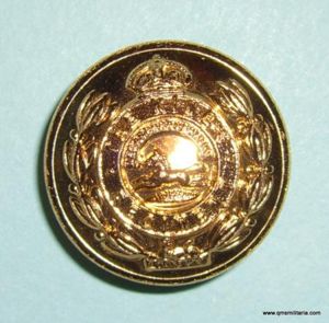 Scarce Anodised Aluminium AA Kings Liverpool Regiment Large Pattern Button, …