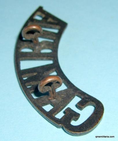 West Africa - Royal Gambia Artillery / RWAFF Brass Shoulder Title — image 3