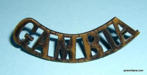 West Africa - Royal Gambia Artillery / RWAFF Brass Shoulder …
