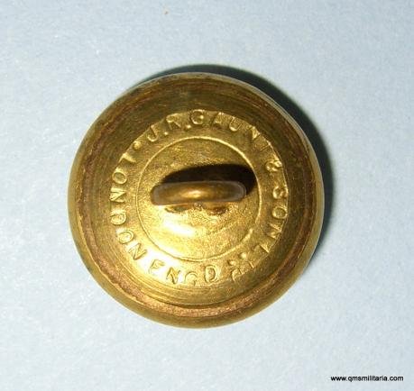 Northumberland Fusiliers Officers Medium Pattern Gilt Button JR Gaunt & Son London — image 2