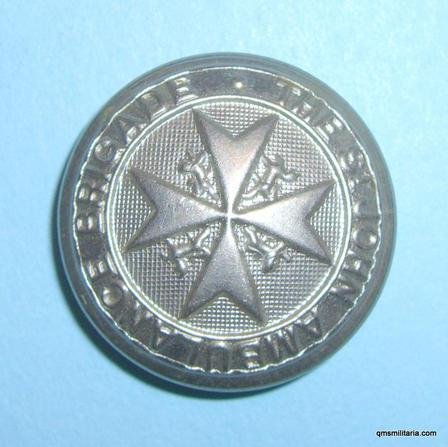 Two different patterns of St John's Ambulance Brigade ( SJAB ) Large Buttons, white and black issues — image 2