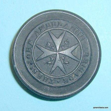 Two different patterns of St John's Ambulance Brigade ( SJAB ) Large Buttons, white and black issues — image 3