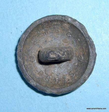 French Fireman's ( ?)  Period Large Pewter Button of French manufacture - AM & Co, Paris — image 2