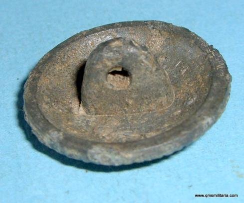 French Fireman's ( ?)  Period Large Pewter Button of French manufacture - AM & Co, Paris — image 3