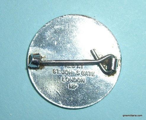 St John Ambulance Brigade Cadet Pin Badge, Chrome and Enamel — image 2