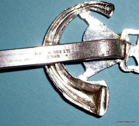 The Light Infantry Silver Anodised Cap Badge - Timings Limited — image 2