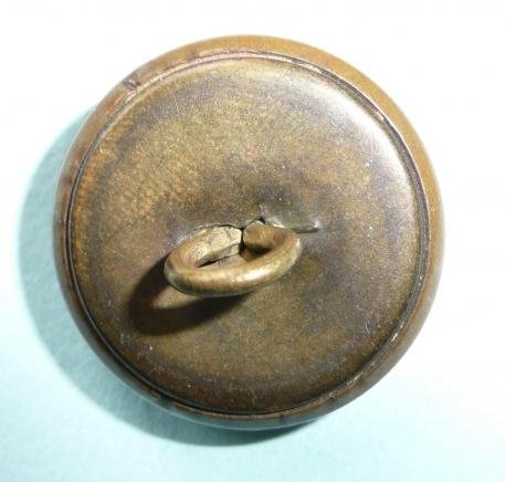 Leicestershire Regiment Large Officers Brass Button ( 17th Foot) — image 2