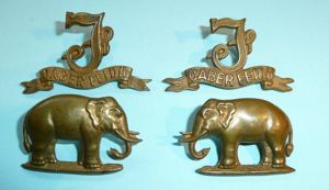 Seaforth Highlanders Matched and Facing Pair of Two Part Gilding …