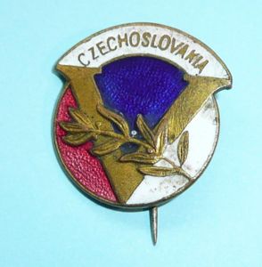WW2 Czechoslovakia V for Victory Patriotic Fund Raising Enamel - …