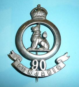 WW1 90th Punjabis Other Ranks Pagri Badge