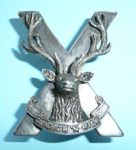 Scottish Highland Brigade Officer's 3D Glengarry Badge