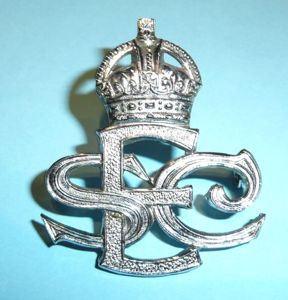Exeter City Special Constable Constabulary Police Chromed Cap Badge, King's …