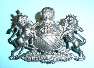 City of Manchester Special Constable Constabulary Police Chromed Cap Badge