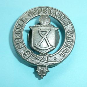 WW1 Sunderland Borough Police Special Constable Constabulary Patrol White Metal …