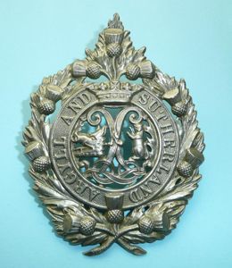 Argyll & Sutherland Highlanders (A&SH) Victorian Issue NCOs White Metal …