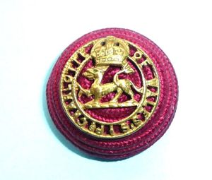 Royal Berkshire Regiment Officers Boss Badge - Gilt Metal Device, …