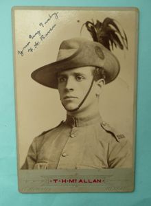 Boer War Original Cabinet Photograph - South African Light Horse …