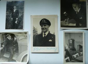 WW2 Royal Naval Volunteer Reserve (RNVR) Officer Collection of Photographs …