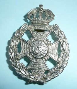 Rifle Brigade Last Pattern White Metal Cap Badge - Guelphic …