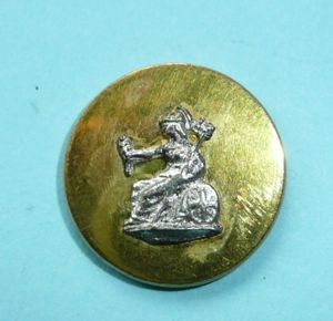 Norfolk Regiment Officers Mounted Mess Dress / Hunt Button