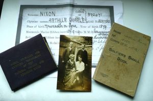 Paperwork to a Soldier and Sailor! Arthur Charles Nixon